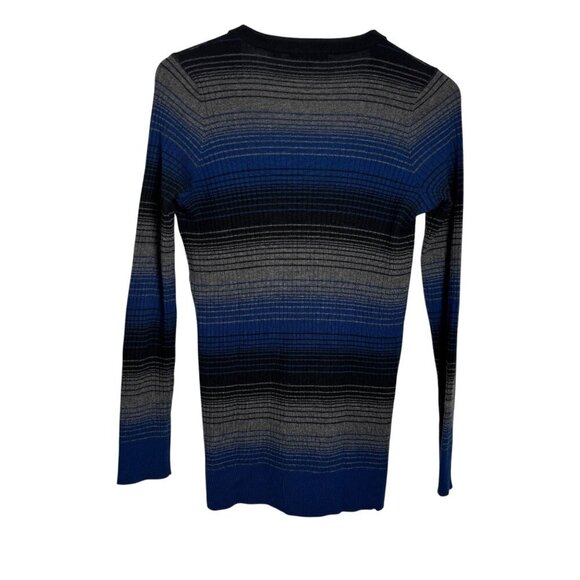 Vince Cashmere Blend Long sleeve Striped cardigan Sweater womens size medium - Picture 3 of 7